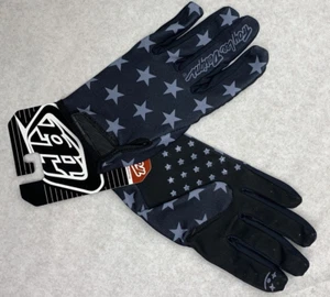 Guantes Grandes Diseño Troy Lee TLD MX Motocross ATV L Bandera Americana Negro Gris - Imagen 1 de 3