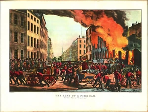Vintage 1952 American Currier and Ives Print From Lithograph Book 9x13 Size - Picture 1 of 1