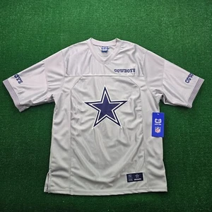 Dallas Cowboys Jersey Mens Medium Gray Silver NFL Football Ultra Game NWT - Picture 1 of 11