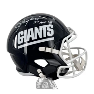 Lawrence Taylor HOF 99 Autographed New York TB Replica Full Size Helmet - BAS - Picture 1 of 1