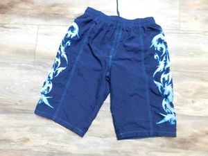 SPEEDO NAVY BLUE BOYS YOUTH SWIM TRUNK SIZE L - Picture 1 of 8