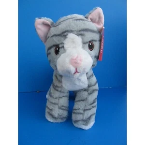 PetSmart Lucky Plush Gray & White Cat Stuffed Animal Toy 12" No Scarf w/Tag - Picture 1 of 6