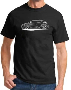 Veloster Sports Car Redline Design Classic Tshirt NEW - Picture 1 of 14