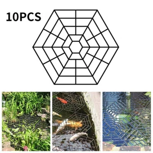 10x Teichnetz Neu Gartenteich-Schutz Reiher-Schutzgitter Teichschutz-Gitter Set - Bild 1 von 12