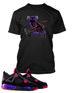 23 Owl Graphic Sneaker Tee Shirt Match J4 Raptor Big Tall Pro Club Shaka Sport T - Picture 1 of 6