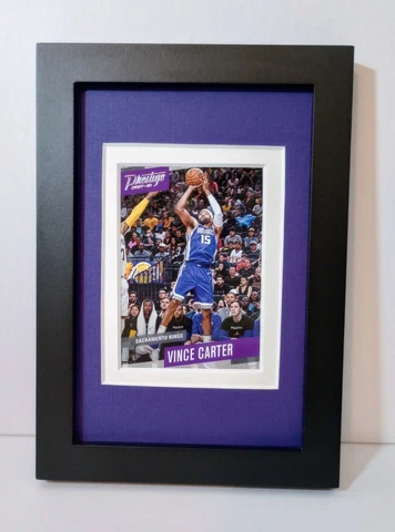 Vince Carter Sacramento Kings Display Custom Framed NBA Basketball Card Plaque Cover