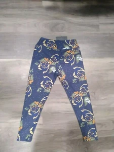 Flower Graphic Leggings For Girls 2T To The 5T - Picture 1 of 1