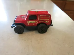 1982 TONKA Pull Back Fire Squad JEEP 4 x 4 scale 1:60 # 155 - Picture 1 of 4