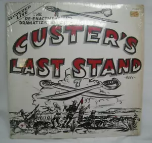 Re-enactment of CUSTER'S LAST STAND Vinyl LP Record 1971 Cowboy Indian Calvary - Picture 1 of 9
