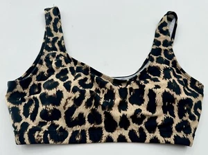 Sujetador deportivo estampado animal leopardo talla grande ropa deportiva ropa interior íntima - Imagen 1 de 7
