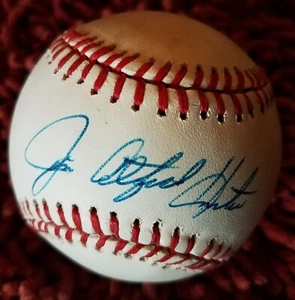 A's & Yankees HOF P Jim "Catfish" Hunter signed American League baseball - PSA - Picture 1 of 6