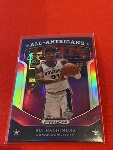 19-20 Prizm Draft Picks Rui Hachimura All-Americans Purple Prizm - Picture 1 of 2