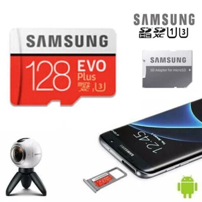 128GB Samsung Evo Plus MicroSD SDXC U3 A1 classe 10 scheda di memoria 100MB/S - Immagine 1 di 4