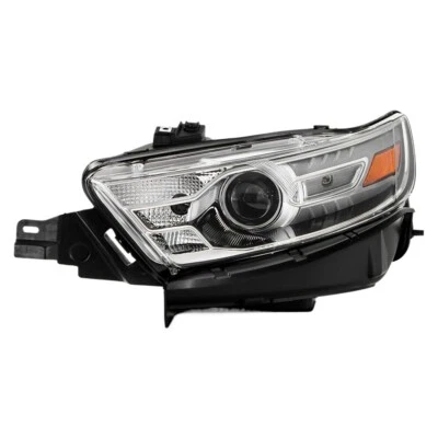 For 2014-2016 Ford Taurus Halogen Headlight w/ HB3 Bulb Gray Trim Driver Side - Image 1 of 4