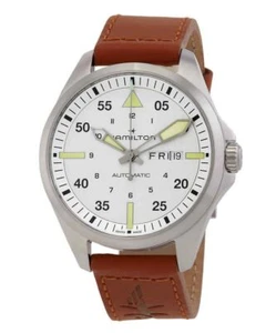 Hamilton Khaki Aviation Pilot Swiss Made Automatic H64635550 100M Mens Watch - Picture 1 of 3