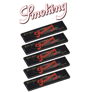 Smoking Deluxe 5 Heftchen King Size Paper・5 x 33 Blättchen Long Paper Original - Bild 1 von 2
