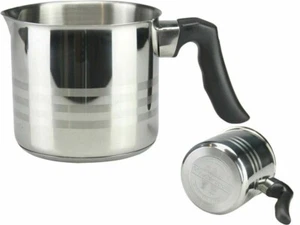Stainless Steel Induction Milk Pan Pot With Pouring Lip Boiling Pan 14cm -1.8L - Picture 1 of 6