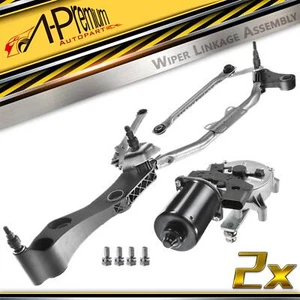 Windshield Wiper Linkage & Motor Assembly Front for BMW 525i 528i 530i 550i 650i - Picture 1 of 8