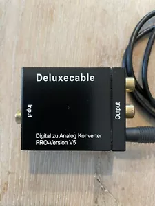 Digital to Analog Audio Converter Optical Coaxial Toslink Adapter RCA Klinke L/R - Bild 1 von 4