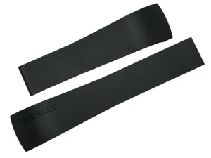 TAG HEUER MONACO WW2110 REPLACEMENT BLACK RUBBER 22/18 WATCH STRAP - Picture 1 of 5