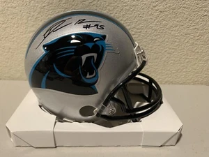 Derrick Brown Signed Carolina Panthers Mini Helmet JSA - Picture 1 of 4