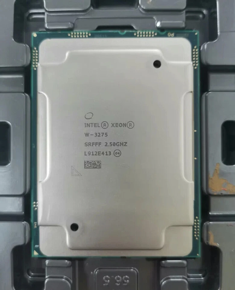 Intel Xeon W-3275 Processor LGA364738.5M Cache, 2.50 GHz 28 Cores Server CPU - Image 1 of 2