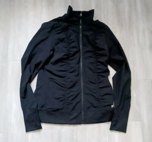 Fila Jacke Damen Medium schwarz Sport durchgehender Reißverschluss Performance Track Active Gym - Bild 1 von 14
