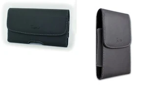 2x Case Belt Holster Pouch Holster w Clip for Tracfone/Straight Talk Nokia C100 - Picture 1 of 7