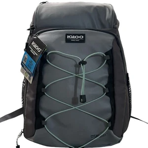 Igloo 30-Can MaxCold Voyager Cooler Backpack - Gray - Picture 1 of 4