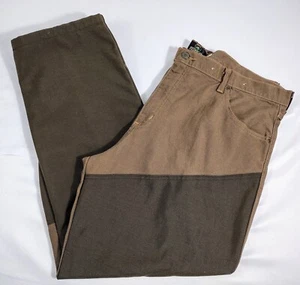 Redhead Mens Field Hunting Pants Brown Sz 42x30 Brush Guard EUC! Bass Pro Shops - Picture 1 of 10