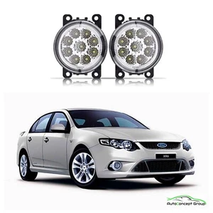 FORD FPV BF FG FGX FULL LED FOG LAMPS DRIVING LAMPS, HIGH POWER, EXTREMLY BRIGHT - Picture 1 of 6