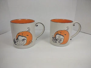 Spectrum Designz 2018 Juego de tazas de Halloween Ghost Witch Calabaza grande cerámica naranja - Imagen 1 de 16