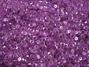 Vestido artesanal copa lentejuelas 6 mm magenta transparente 25 gm cuentas de baile - Imagen 1 de 1