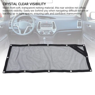 UTV Back Window Net Improved Ventilation UTV Rear Windshield Net For RZR PRO XP - Image 1 of 4