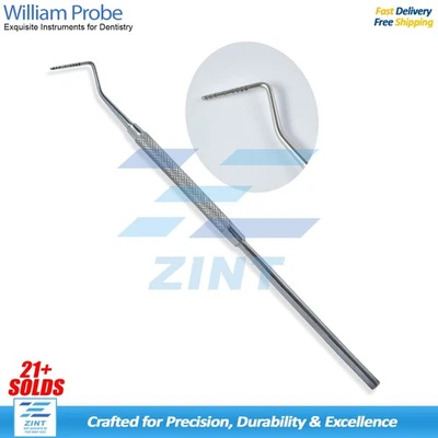 MEDENTRA UK William Michigan O Probe Periodontal 14W William Colour Markings Dental Lab Tool