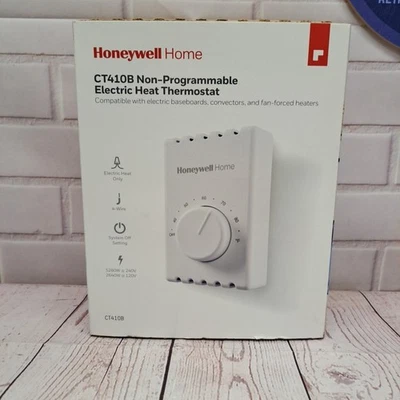 Honeywell Home CT410B Manual 4 Wire Premium Baseboard Electric Heat Thermostat - Image 1 of 4