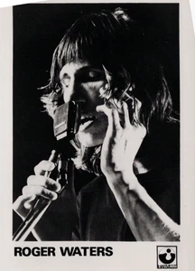 Roger Waters Pink Floyd Photo Original Black And White Press Promotion - Picture 1 of 13
