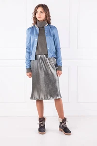 Hugo Boss Women’s Bomber Jacket Blue IT 40 Regular Fit Rare Vintage - Picture 1 of 14