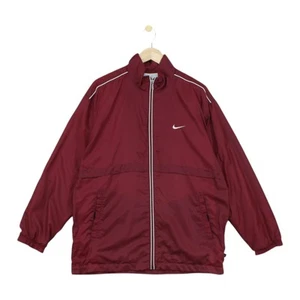 Vintage Nike Windbreaker Jacket Mens Size XL Red Full Zip 90s Retro - Picture 1 of 15