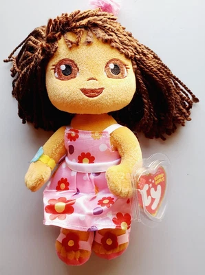 Ty Beanie Baby - DORA (HAPPY BIRTHDAY) 7 inch NEW MWMTs Stuffed Toy   #0827💖 - Image 1 of 3