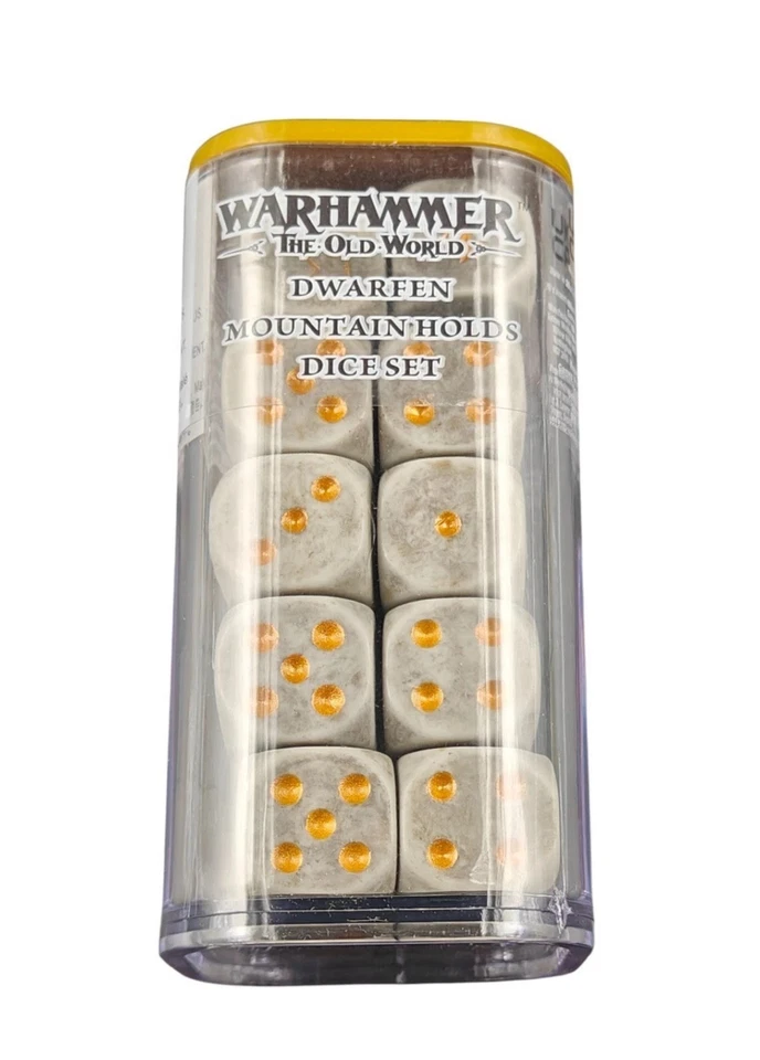 Dwarfen Mountain Holds Dice Set Sealed Warhammer Old World 2024 - Image 1 of 1