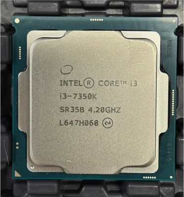Intel Core i3-7350k LGA 1151 CPU processor Kaby Lake 4.2GHz dual core i3-7350k！ - Image 1 of 3