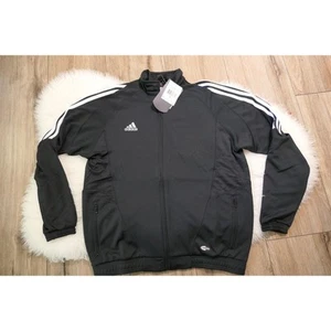 Neu mit Etikett Vintage 90er Jahre Y2K Adidas Fußball Damen zerrissen Tornado Trainingsjacke Größe Medium - Bild 1 von 20
