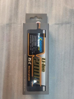 Akku  (LiIon) 7.4 V 2000 mAh Zellen-Zahl: 2 15 C Hardcase - Bild 1 von 2