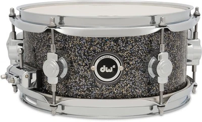 DW DWe e33 Snare Drum - 5 inches x 10 inches, Black Galaxy - Image 1 of 4