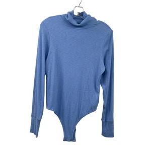 Body donna Aerie girocollo manica lunga blu taglia XL - Foto 1 di 8