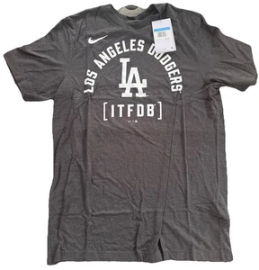Los Angeles Dodgers Nike Swing Heather Grey Gr. Medium Neu T-Shirt - Bild 1 von 6