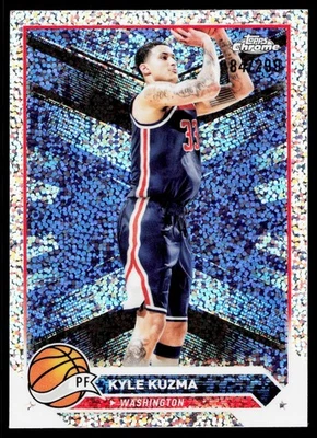 2023-24 Topps Chrome #139 Kyle Kuzma Speckle Refractors #/299 - Image 1 of 2