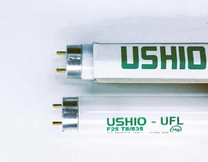 2 of USHIO UFL-F25T8/835 25W 3500K T8 36" Fluorescent Linear Tube Light Bulb - Picture 1 of 3