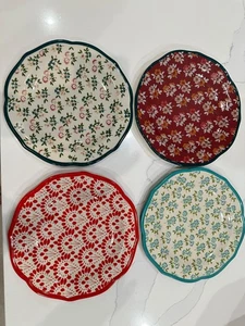 Pioneer Woman Stonewear 81/2" Salat-/Dessertteller im 4er Set "Vintage" - Bild 1 von 8